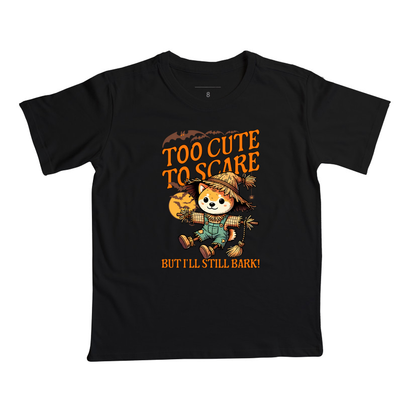 Camiseta Infantil Halloween Shiba Fofo