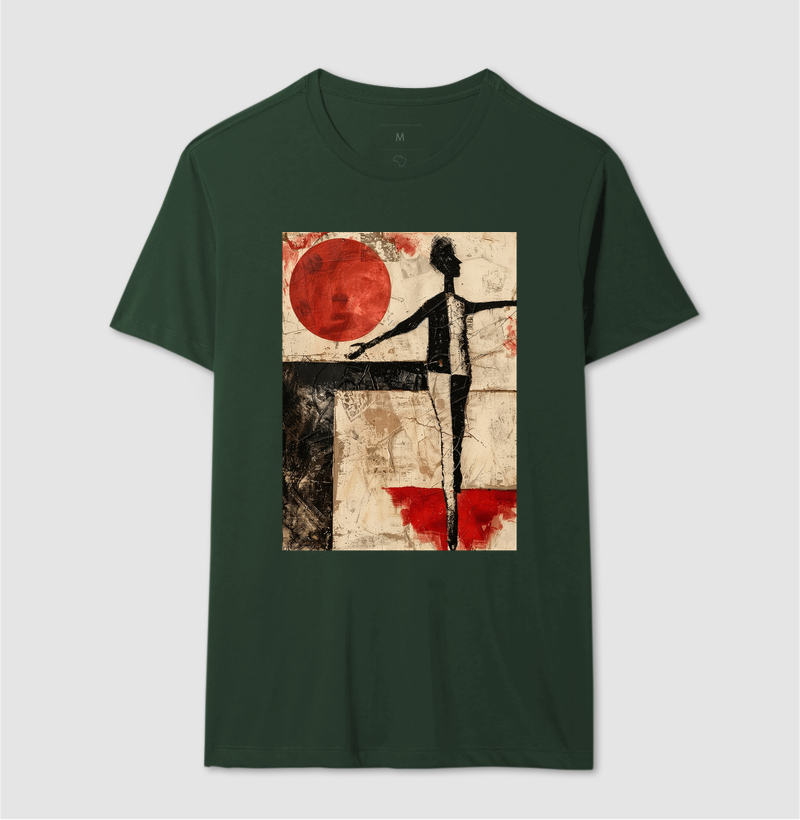 Camiseta Kurt Schwitters Geométrica Sol Vermelho - Imagem 12