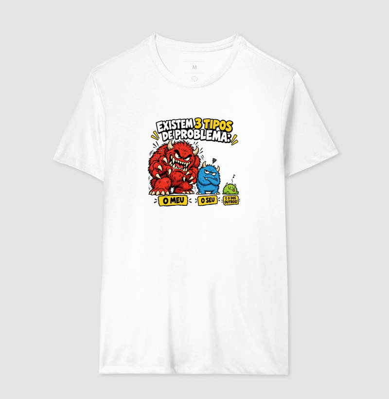 Camiseta Problemas em Algodão - Imagem 7