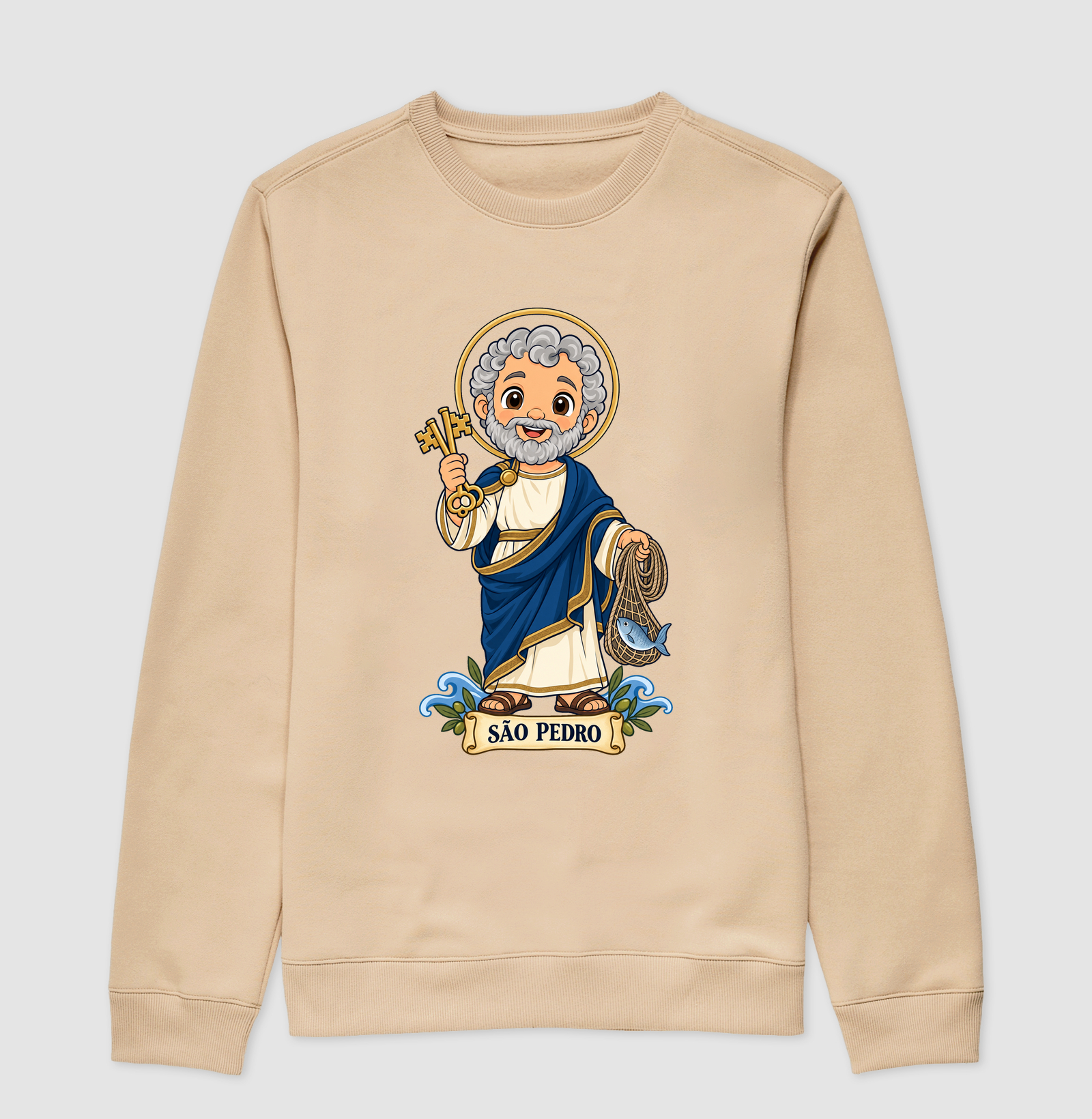 São Pedro estilo chibi - Imagem 3
