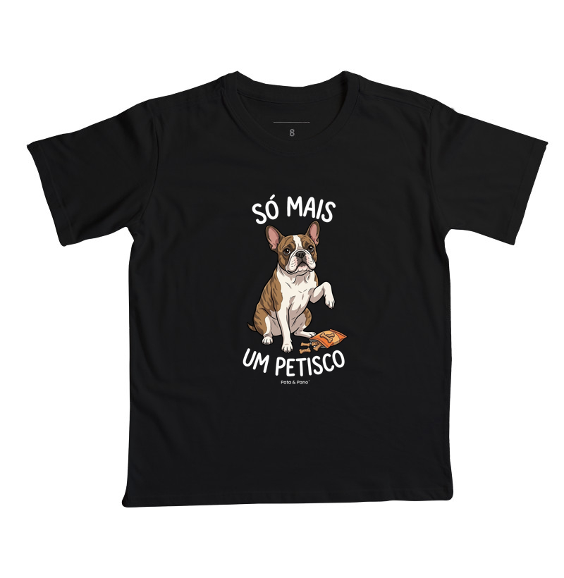 CAMISETA INFANTIL BULLDOGUE PETISCO - Imagem 4