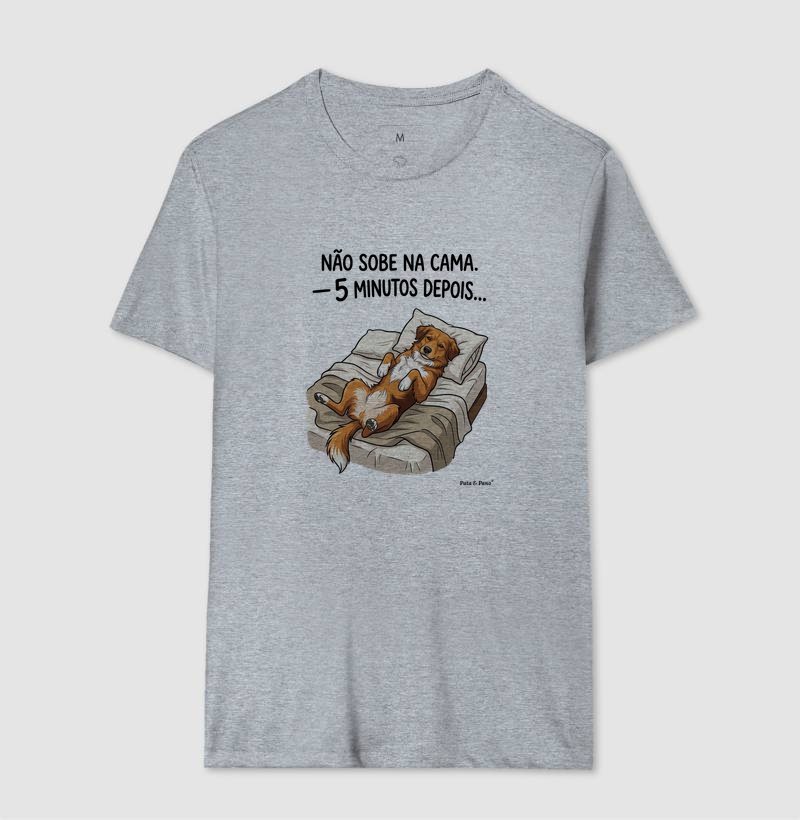 CAMISETA NOSSO MASCOTE SOBE NA CAMA - Imagem 8