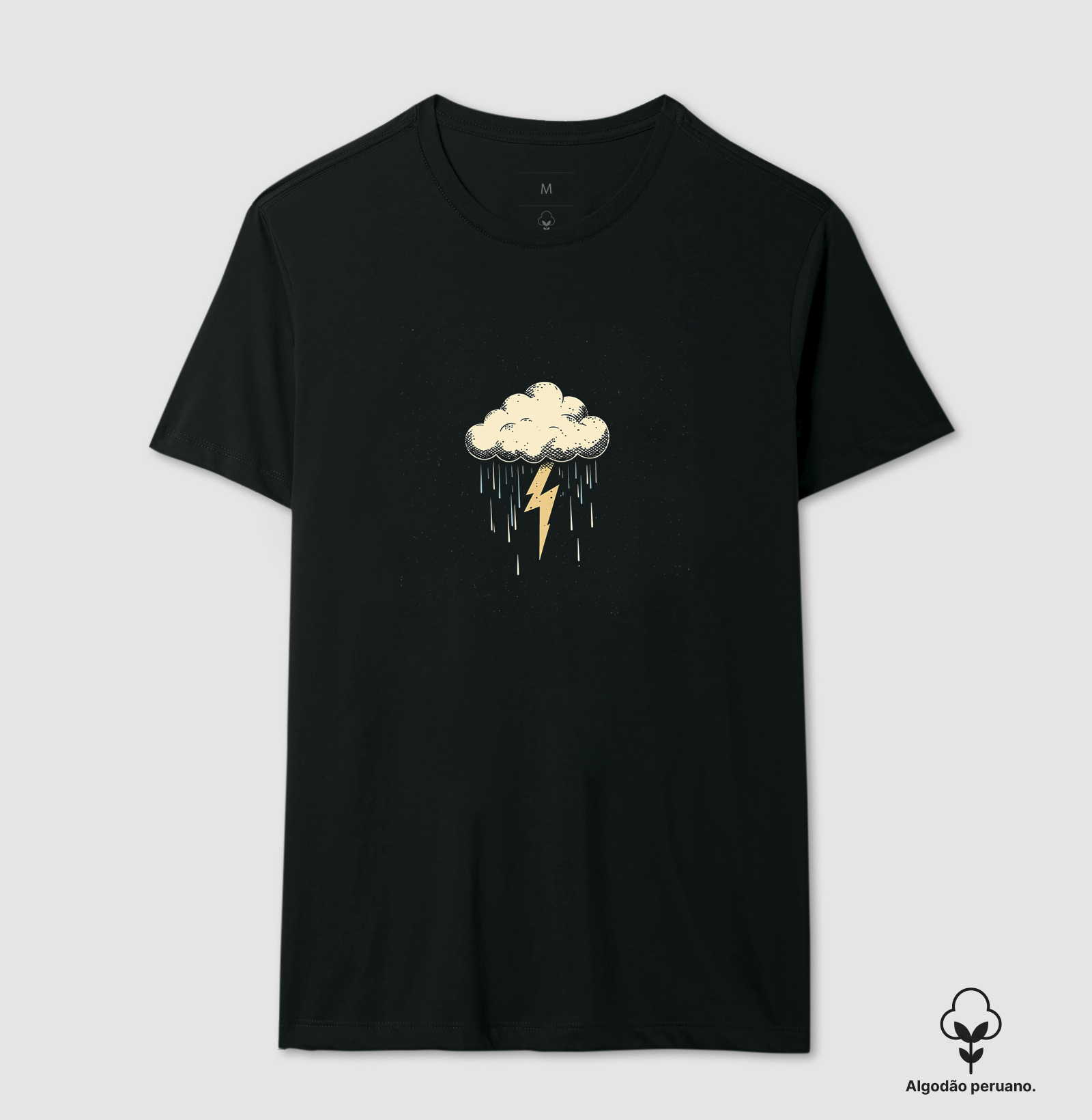 Camiseta Algodão Peruano Raios - Imagem 2