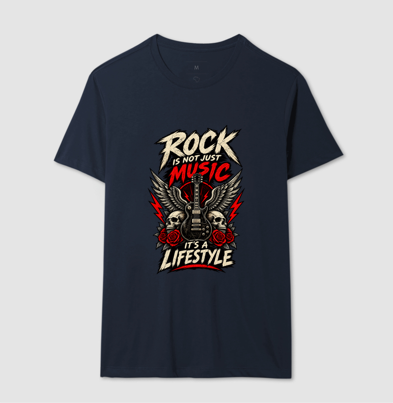 Camiseta Rock Is Not Just Music It’s a Lifestyle - Imagem 6