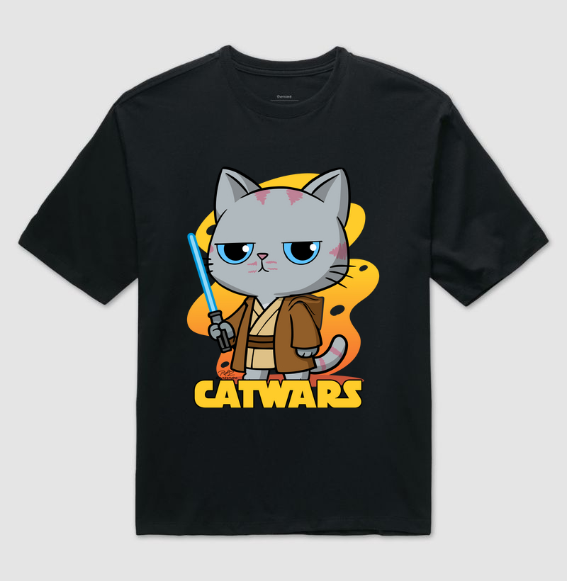 Camiseta Gato Sincero Jedi - Imagem 2