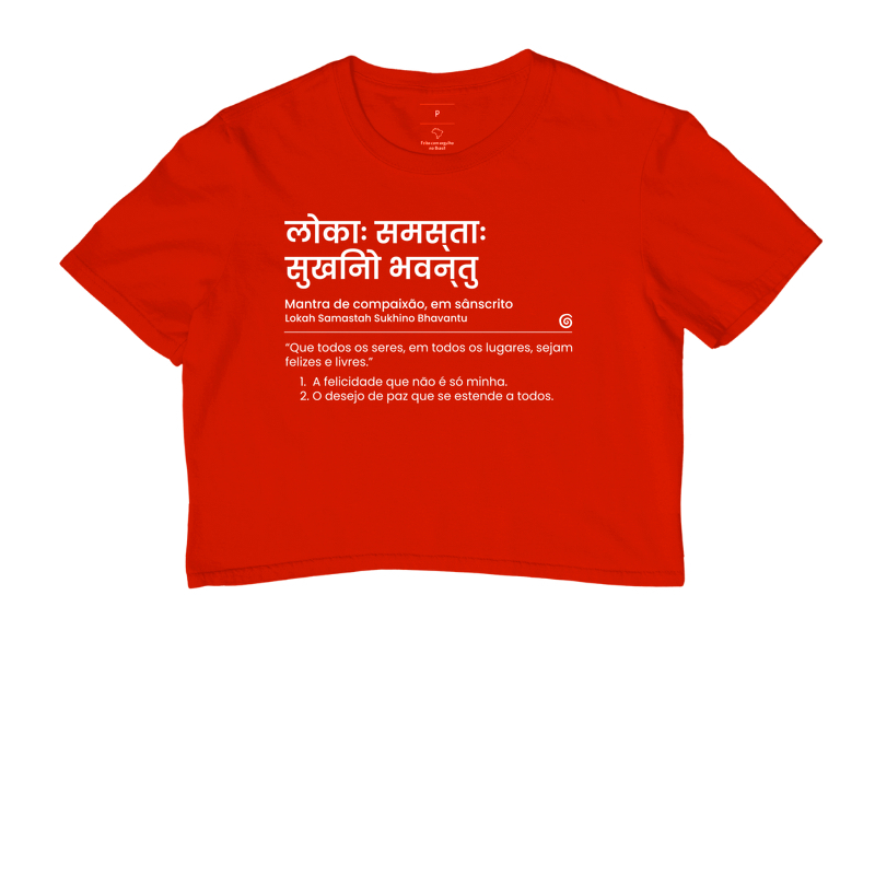 Cropped - Lokah Samastah Sukhino Bhavantu - Imagem 9