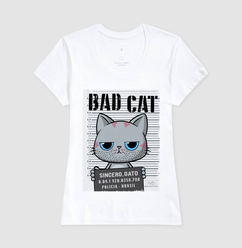 Camiseta Bad Cat - Imagem 5