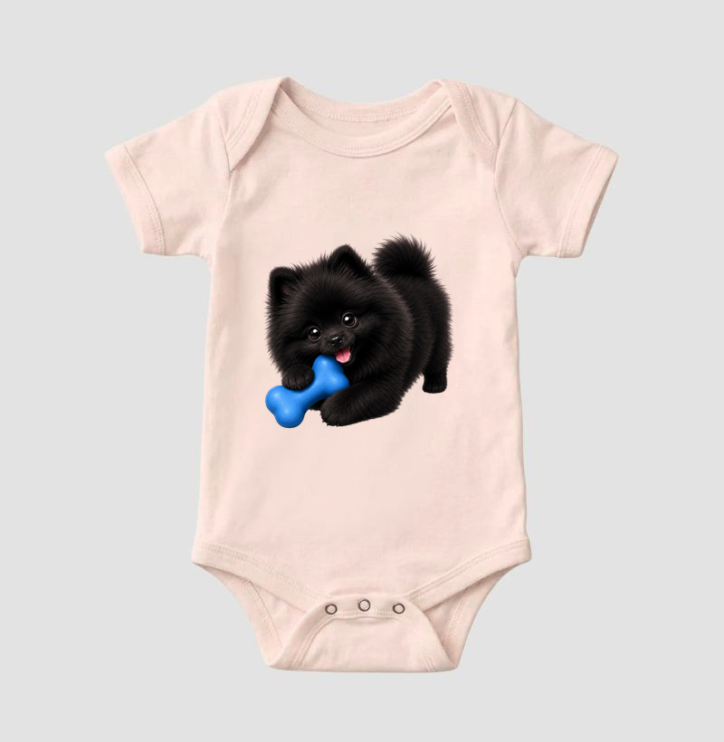 Pomerânia (Spitz Alemão) Preto - Desenho Animado - Imagem 5