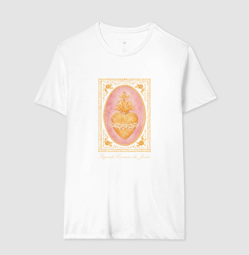 Tshirt Sagrado Corazón de Jesús - Imagem 3