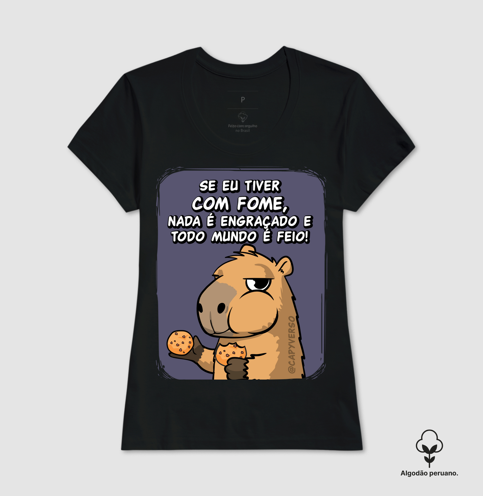 Camiseta Capivara com fome - Imagem 4