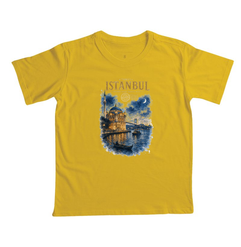 Camiseta Istanbul Turkey Where East Meets West | Aquarela Mesquita Bósforo | Colecao Fashion Travel - Imagem 6