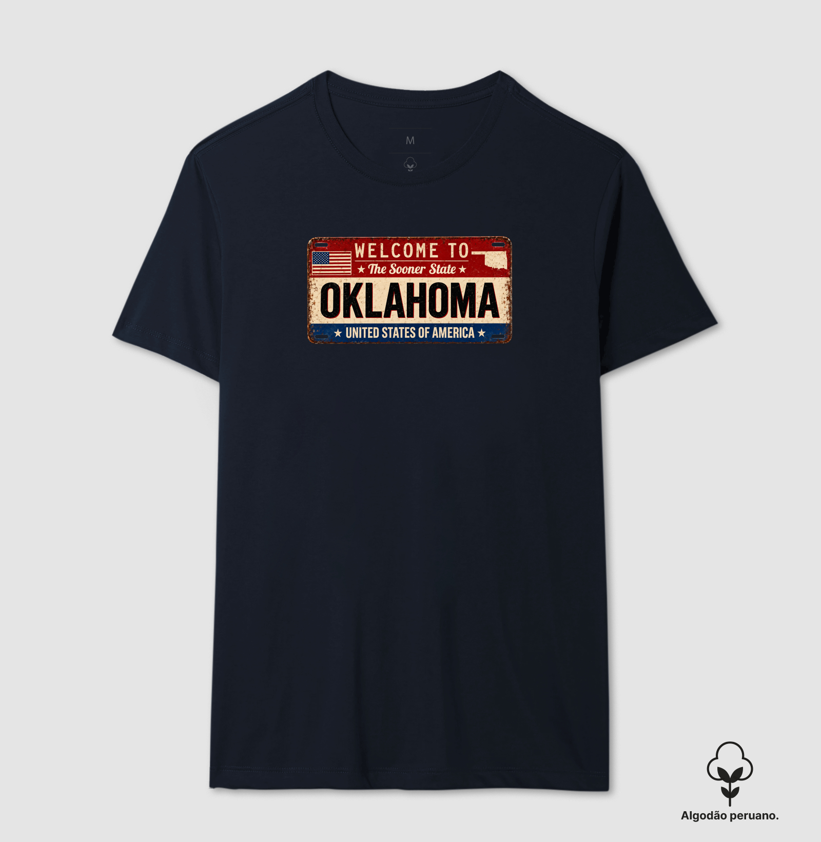 Oklahoma (placa envelhecida) - Imagem 3