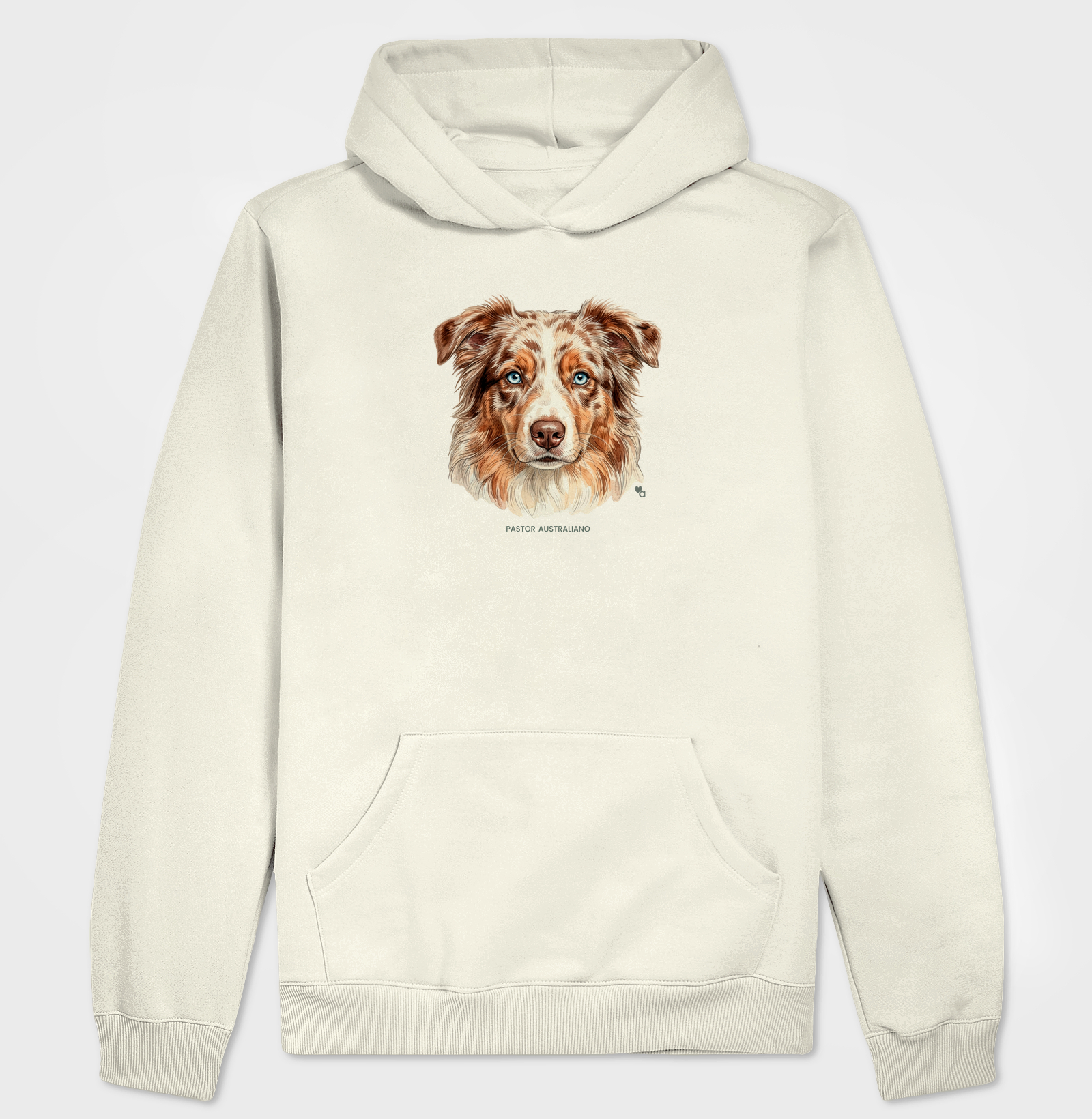 Cães - Pastor Australiano (Red Merle) - Moletom Hoodie - Imagem 5