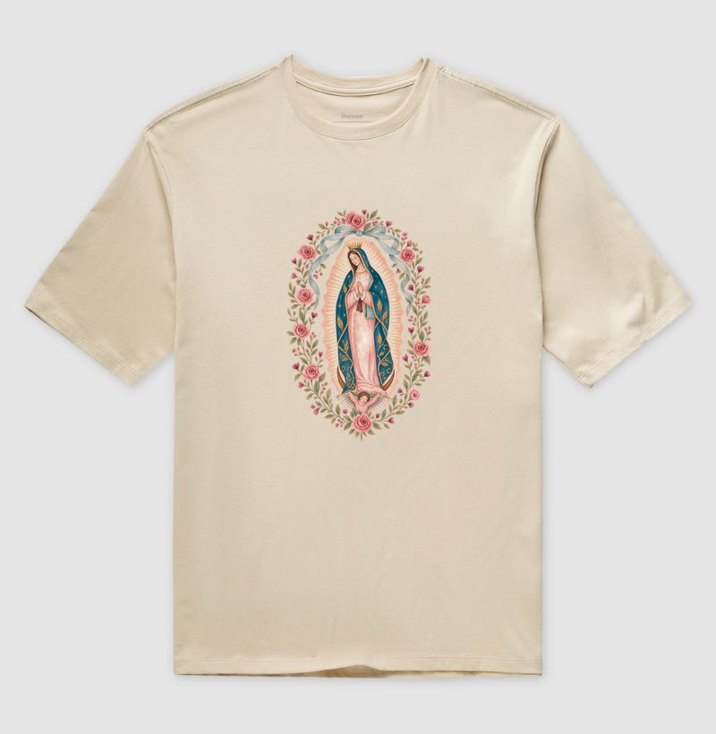 Tshirt Oversized Virgem de Guadalupe - Imagem 3