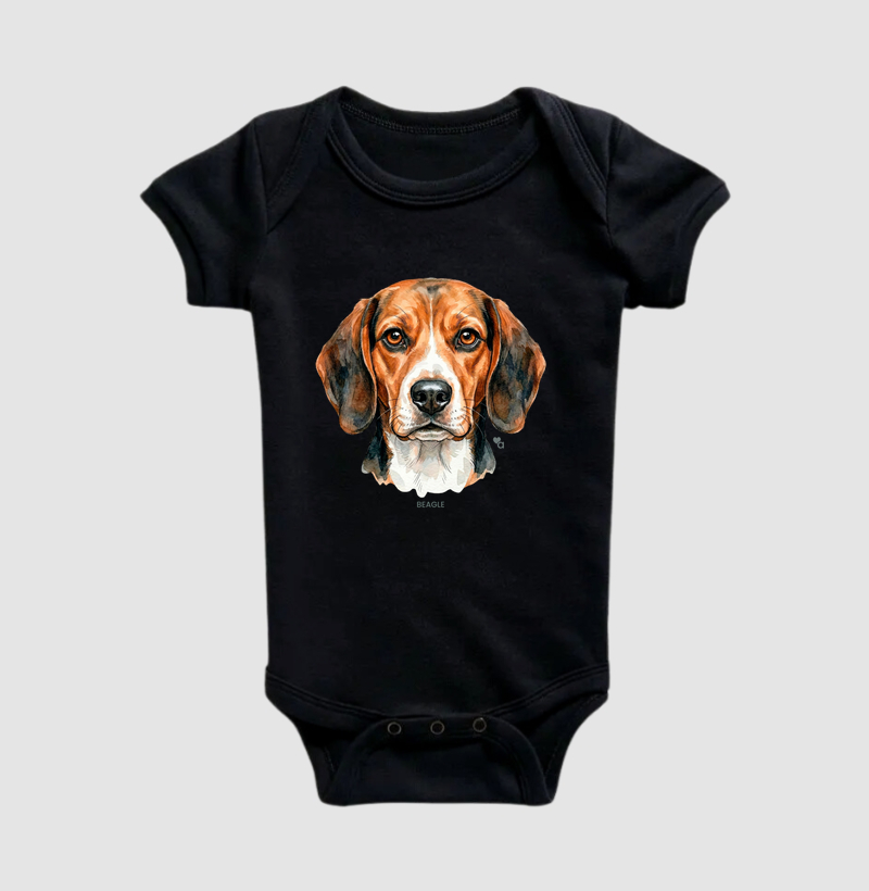 Cães - Beagle - Body Infantil - Imagem 4