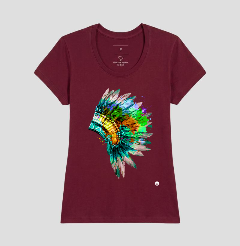 Camiseta Umbanda Cocar Caboclo - Imagem 13