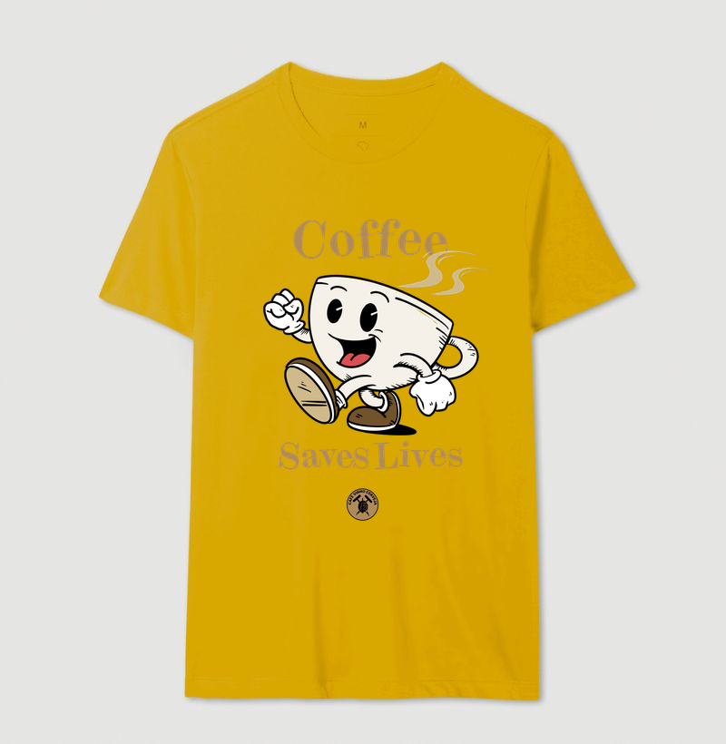 Camisa Café Coffee saves lives  - Imagem 14