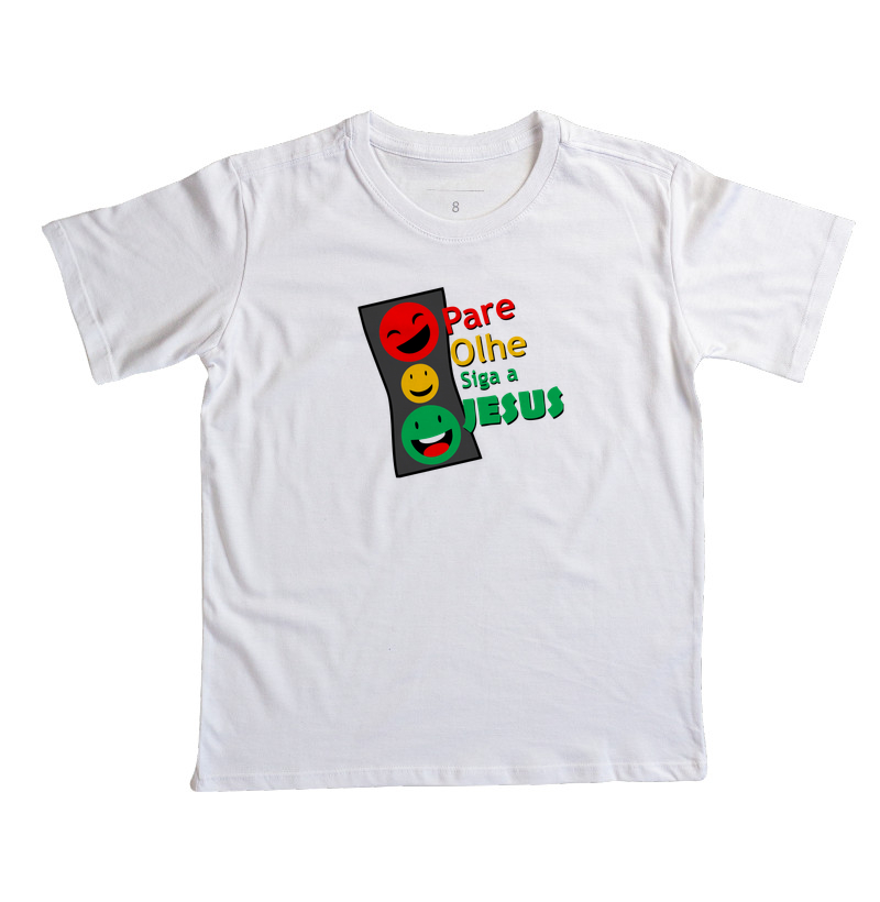 Camiseta Pare, Olhe, siga a Deus - Imagem 2