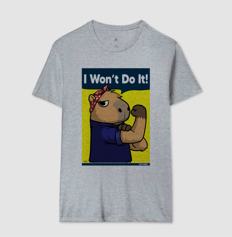 Camiseta Capivara I won’t do it! - Imagem 8