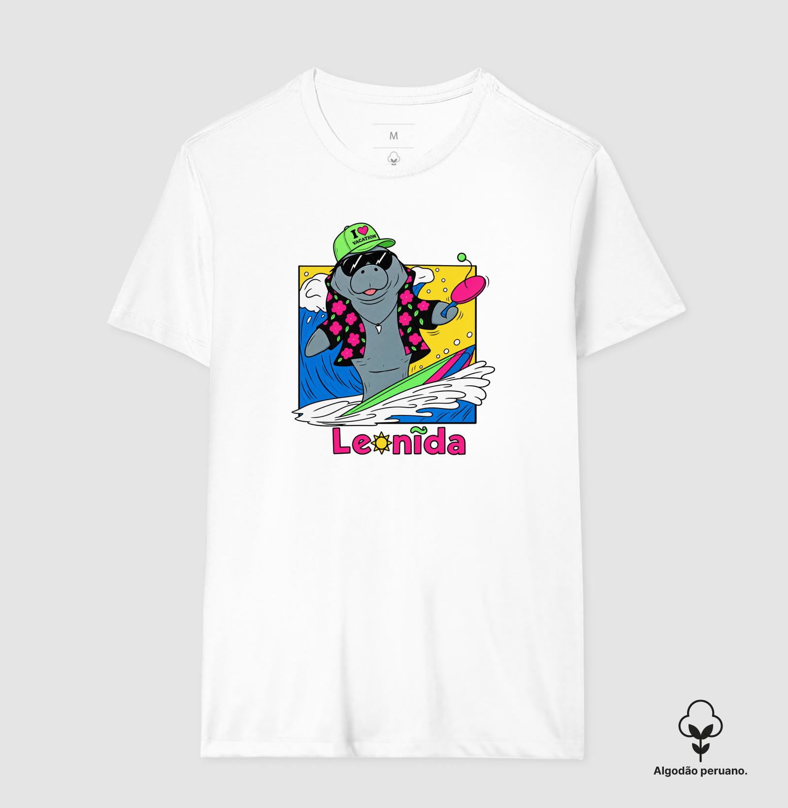 Camiseta GTA 6 Jason – Leonida Surf com Peixe Boi / Manatee - Imagem 6