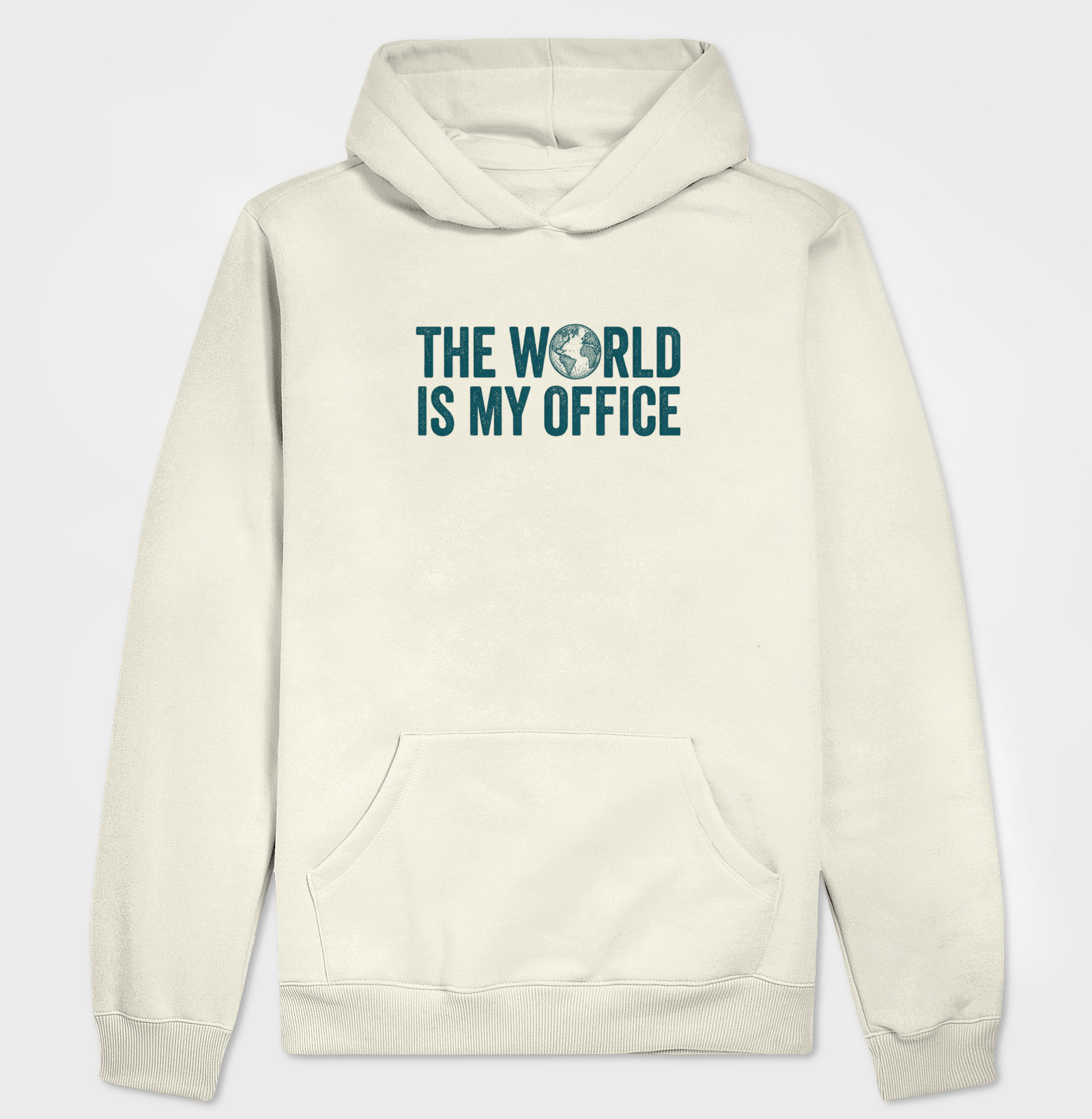 Moletom - The World is my Office - letra colorida - Imagem 5