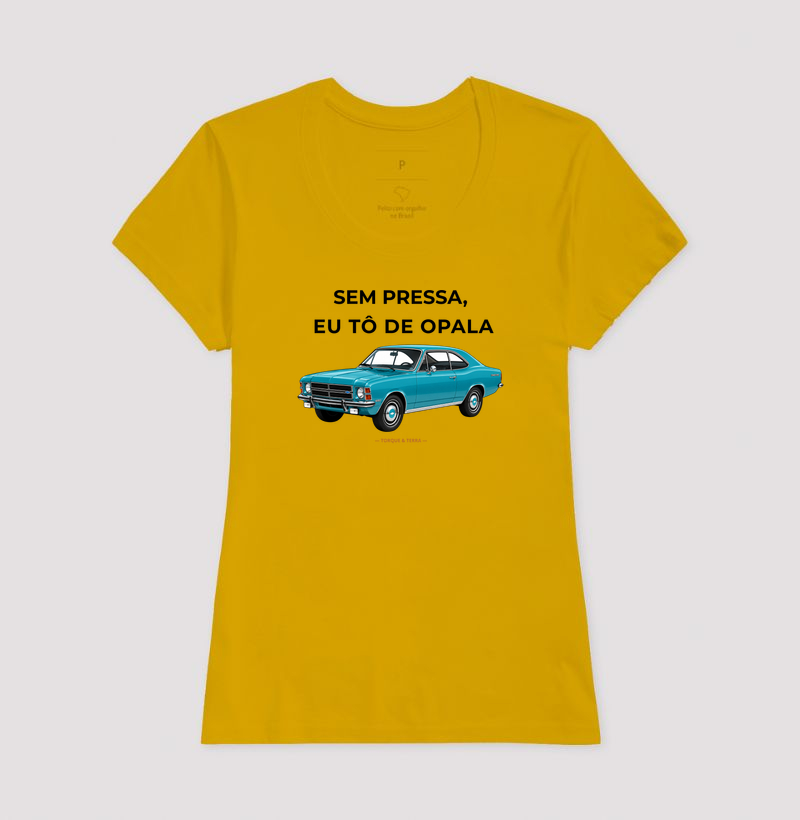Sem pressa, eu tô de Opala - azul claro - Imagem 15