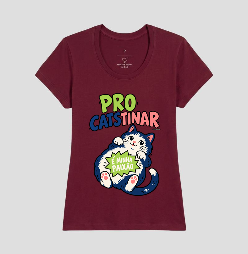 Camiseta Procatstinar É Minha Paixão - Imagem 19