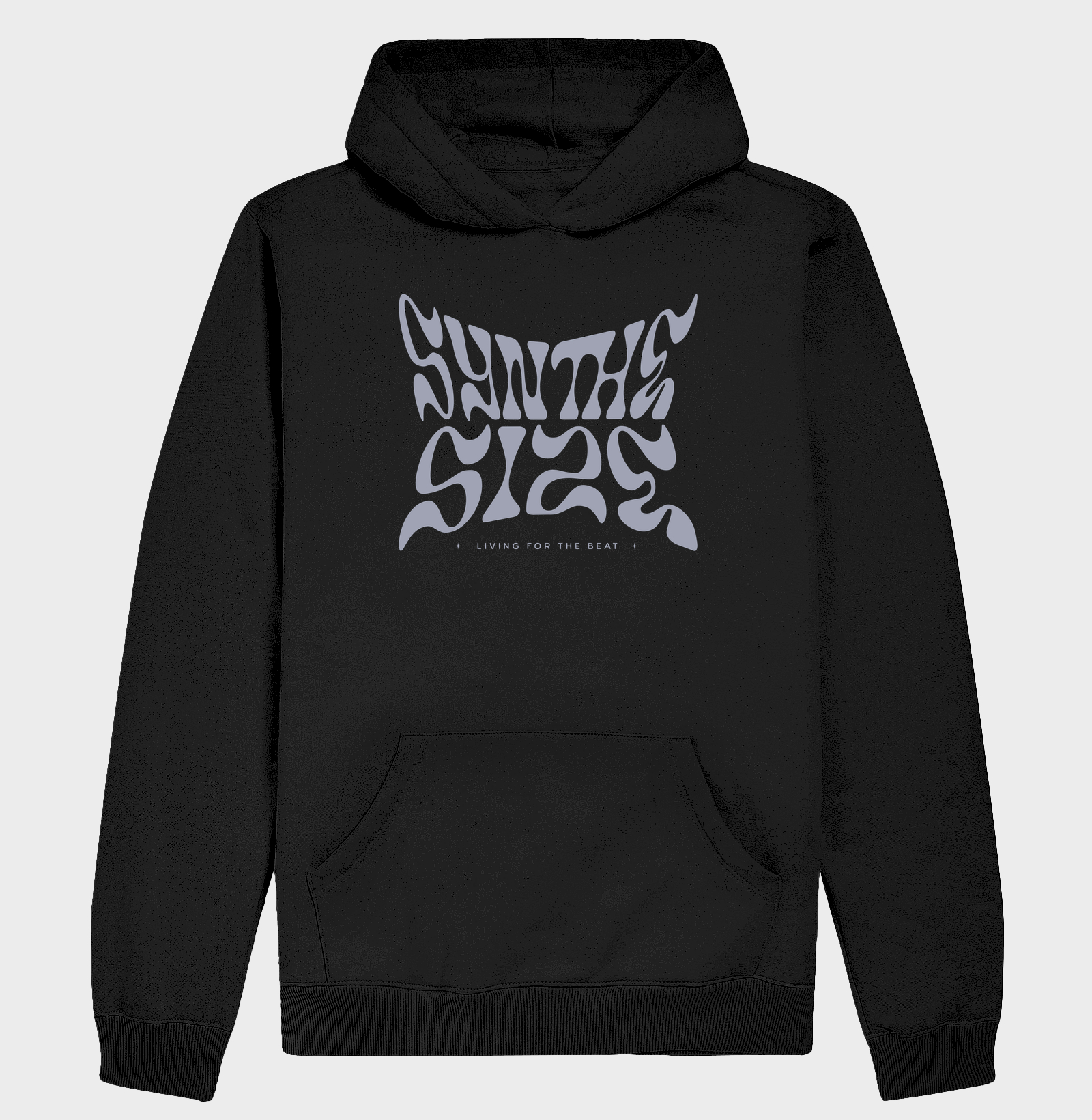 SYNTHESIZE, LIVING FOR THE BEAT. — Hoodie Moletom - Imagem 4