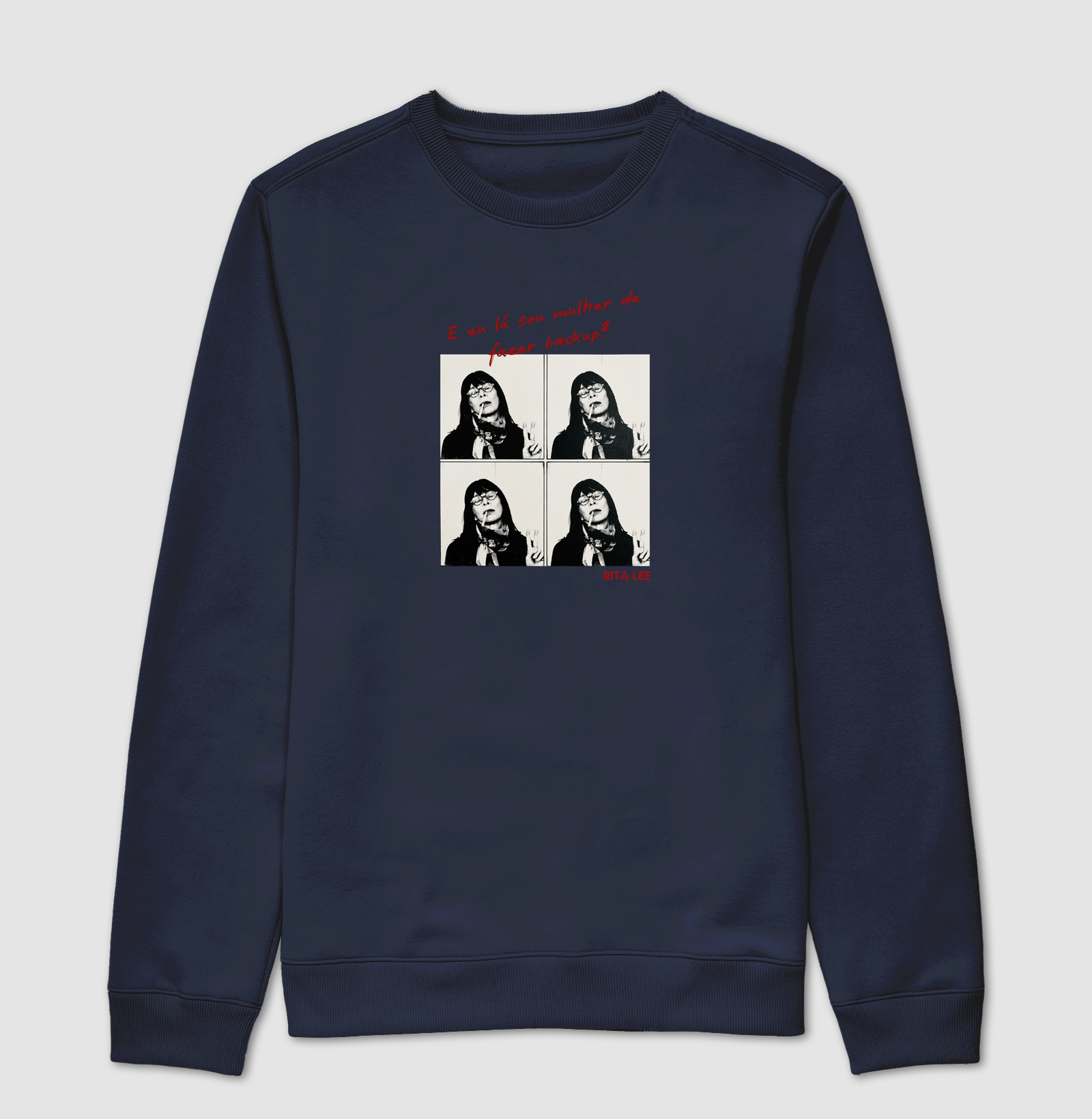 Camiseta Feminina Eu Lá Sou Mulher de Fazer Backup Frase Engraçada Pop Art Estampa Unissex - Imagem 5
