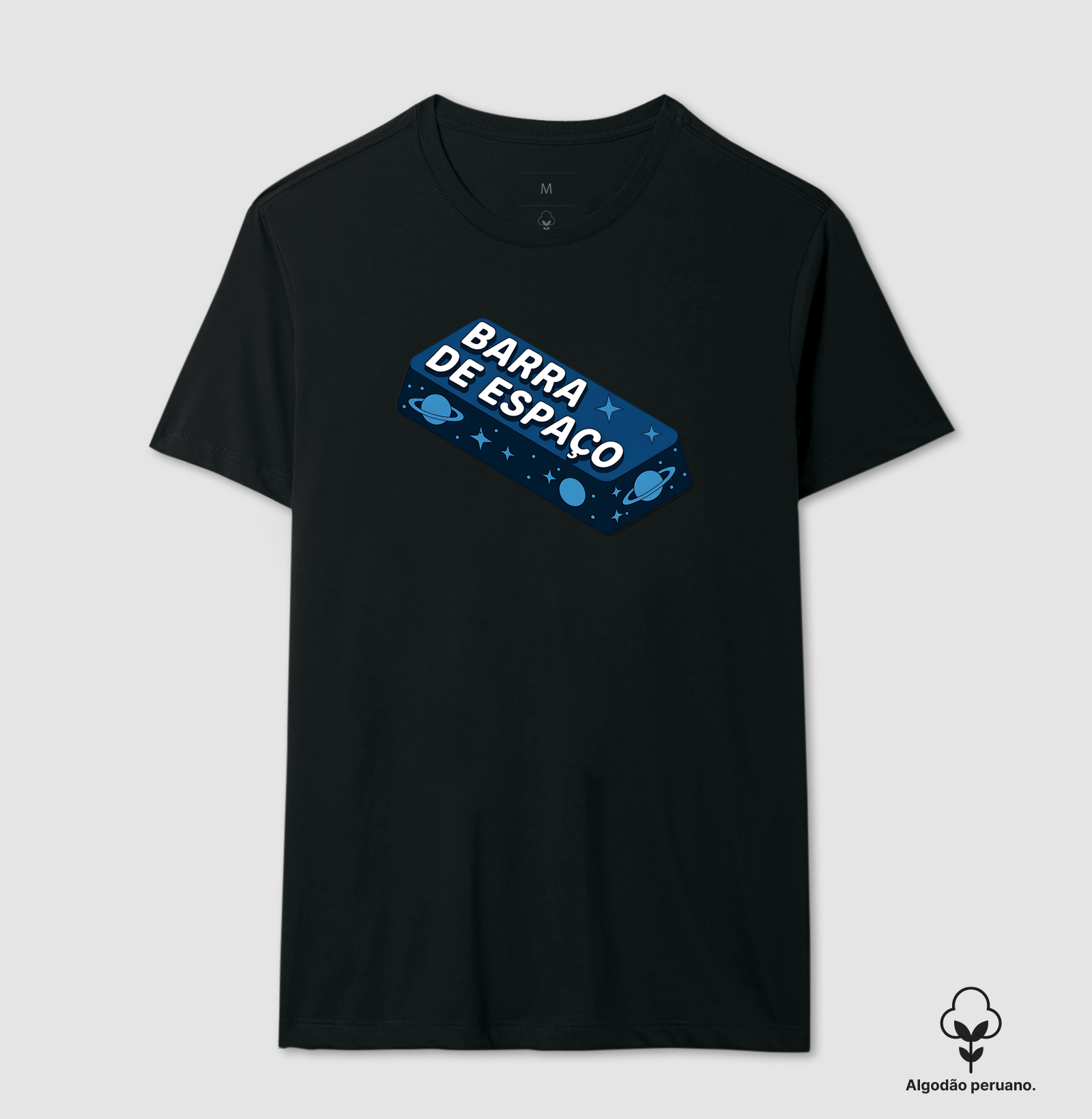 Camiseta Algodão Peruano Barra de Espaço - Imagem 7
