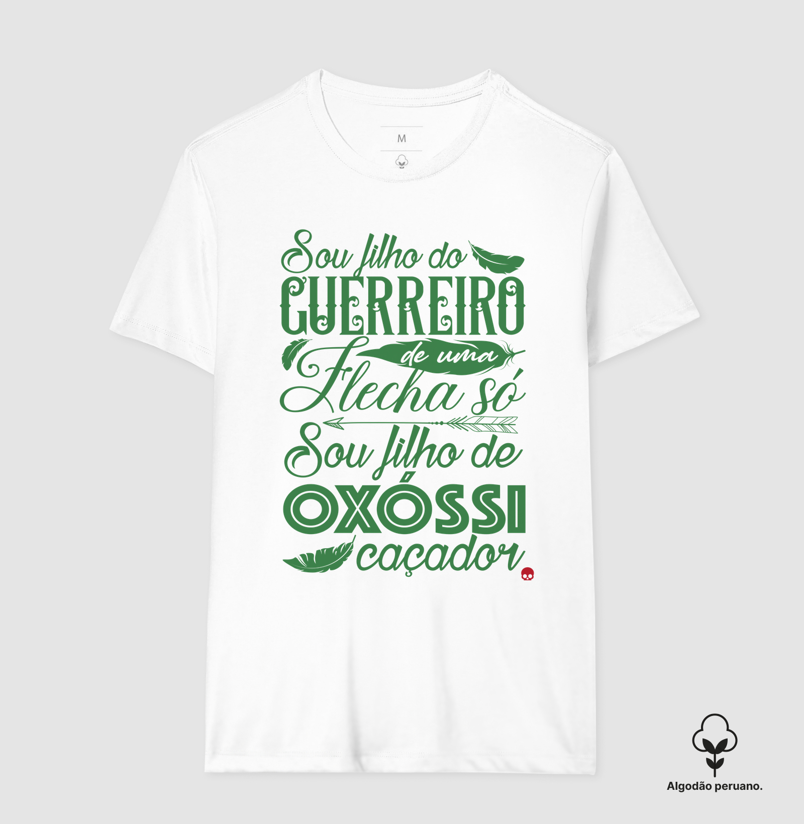 Camiseta Umbanda Oxóssi - Sou filho de um Guerreiro - Imagem 3