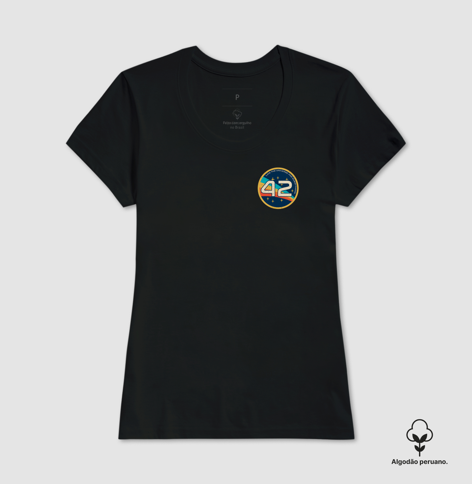 Camiseta 42 Nasa Retro Algodão Peruano - Imagem 5