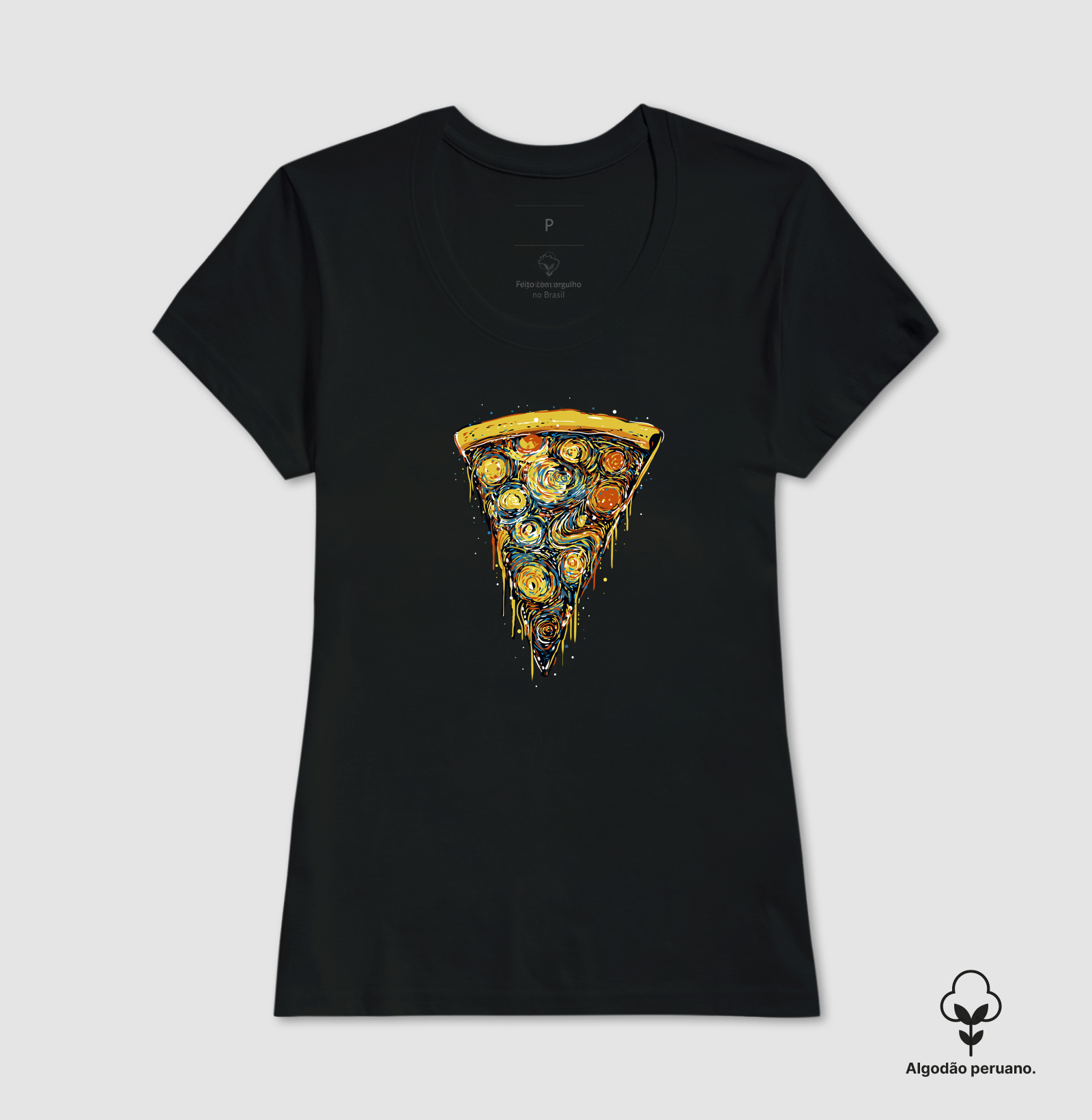 Camiseta Starry Slice Algodão Peruano - Imagem 5