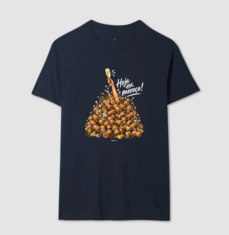 Camiseta “Hoje Eu Mereço” – Champagne Lifestyle - Imagem 6