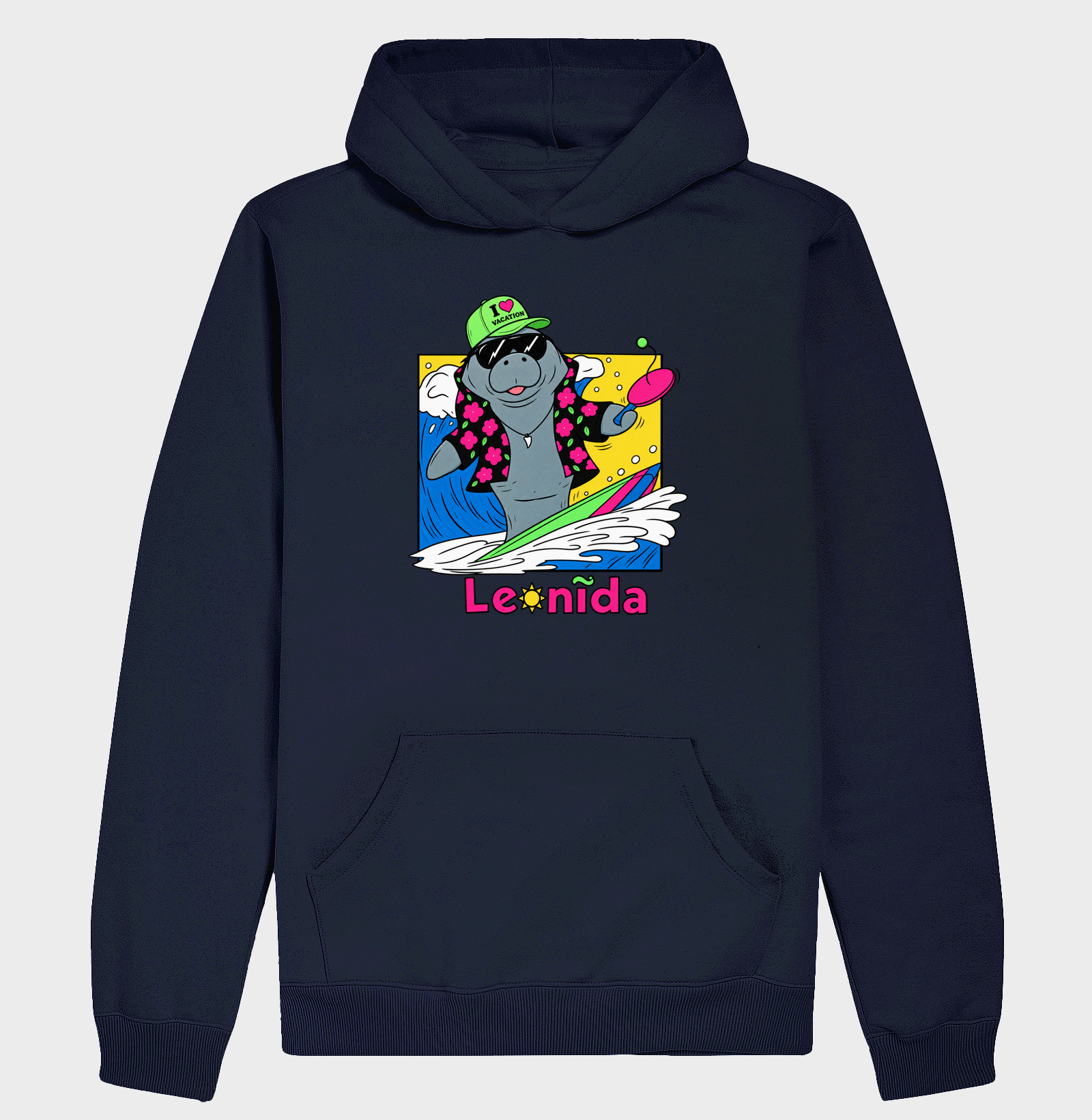 Hoodie Moletom GTA 6 Jason – Leonida Surf com Peixe Boi / Manatee - Imagem 4