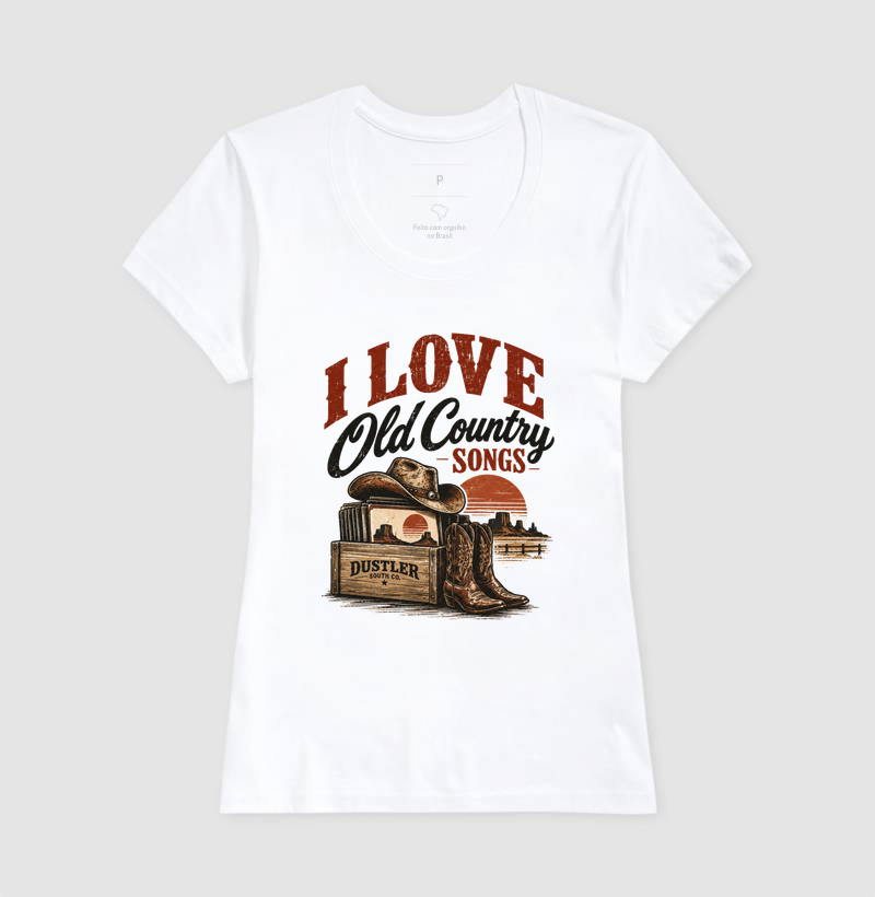 Baby LookI Love Old C ountry Songs - Imagem 2