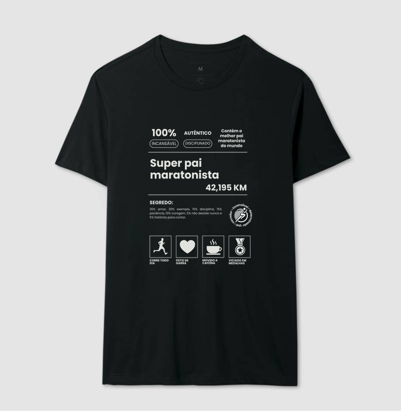 Camiseta Corrida - Super Pai Maratonista - Imagem 2