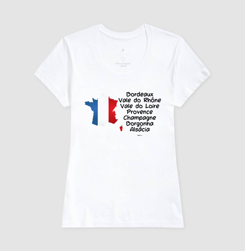 Camiseta Vinho - Regiões da França - Imagem 8