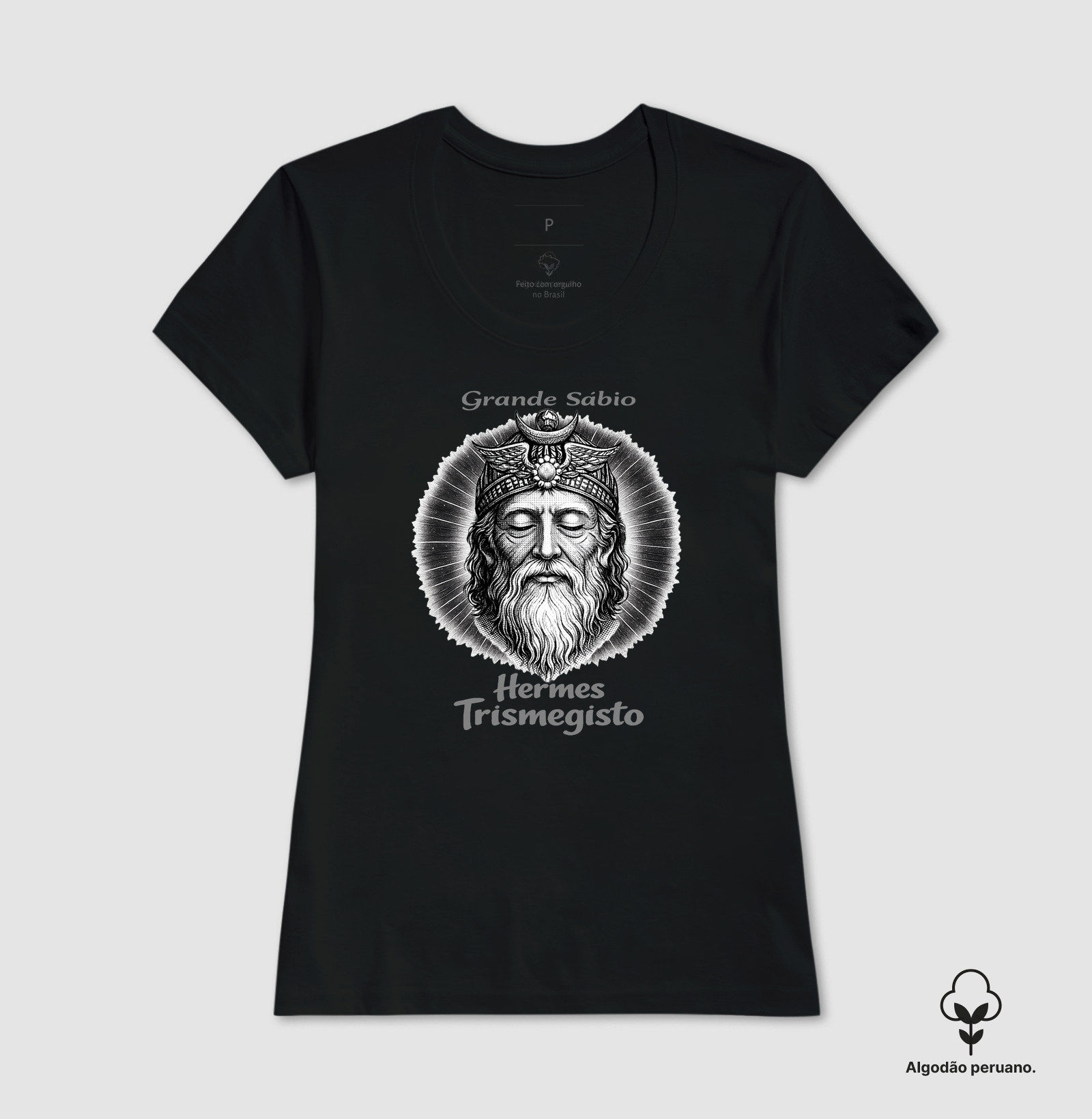 Hermes Trismegisto • Grande Sábio (algodão peruano) - Imagem 12