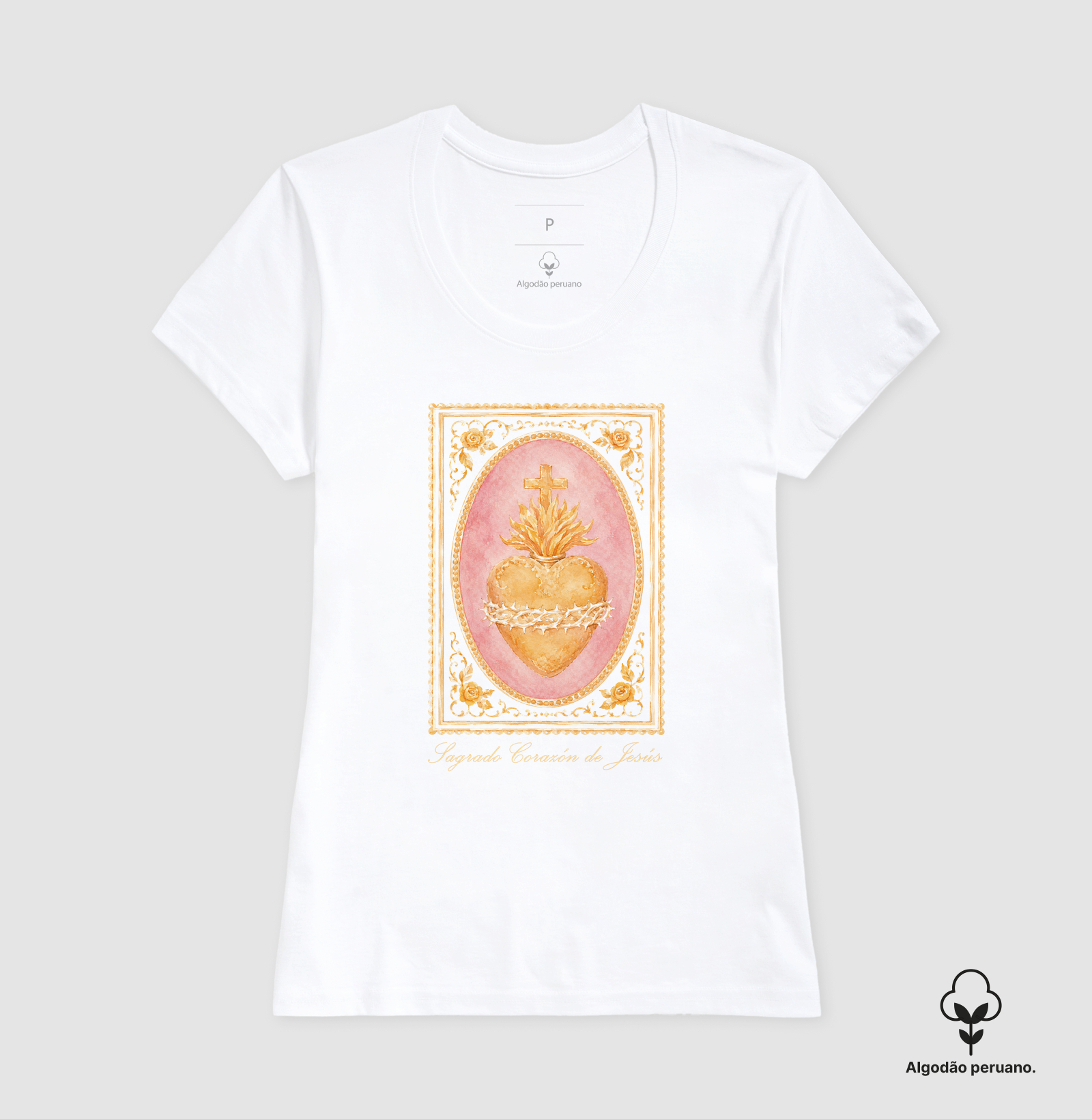Tshirt Sagrado Corazón de Jesús - Imagem 8