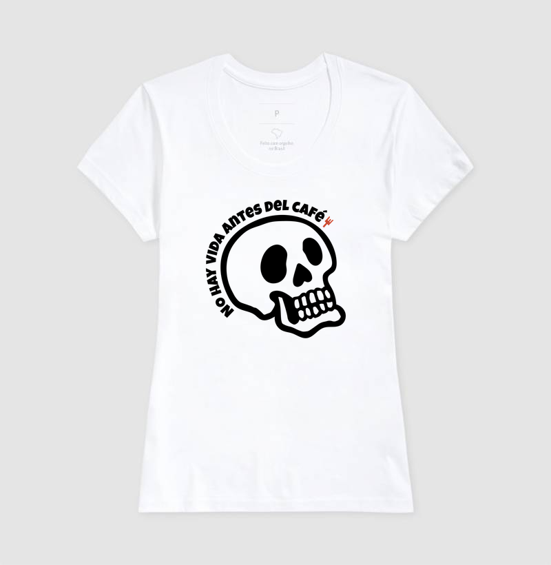 Camiseta No Hay Vida Antes del Café - Imagem 5