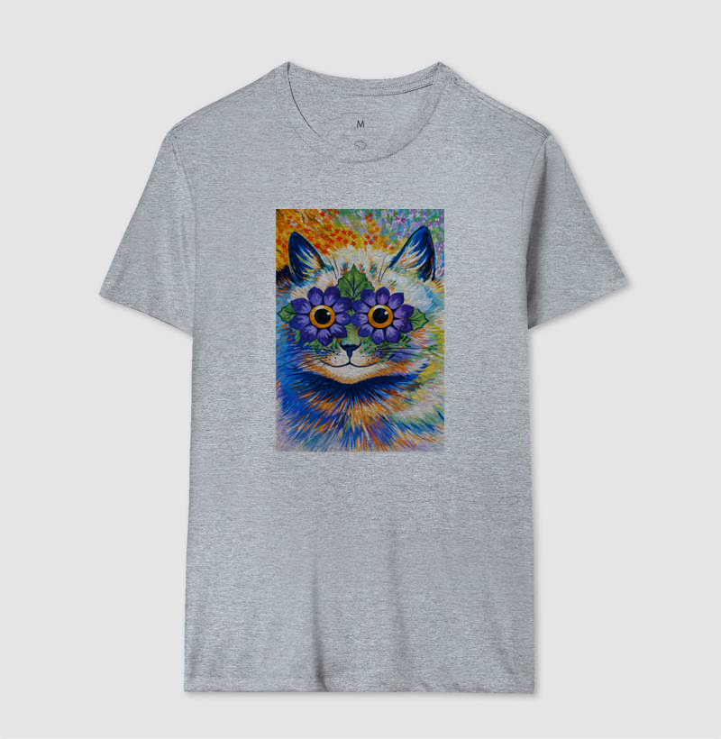 Psychedelic Flower Cat -  Louis Wain - Imagem 8