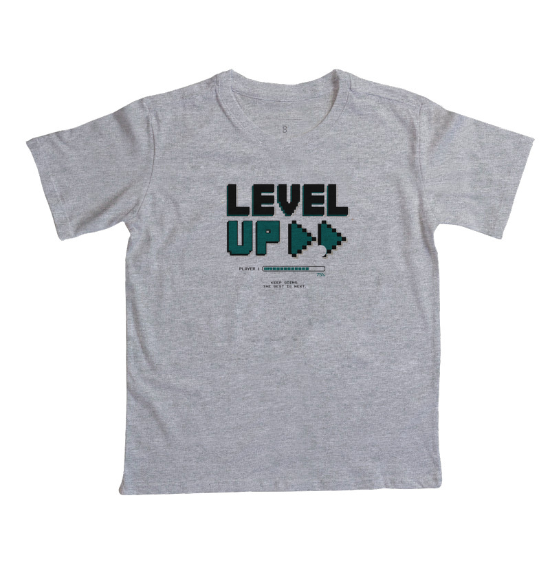 Camiseta Infantil Level Up - Imagem 3