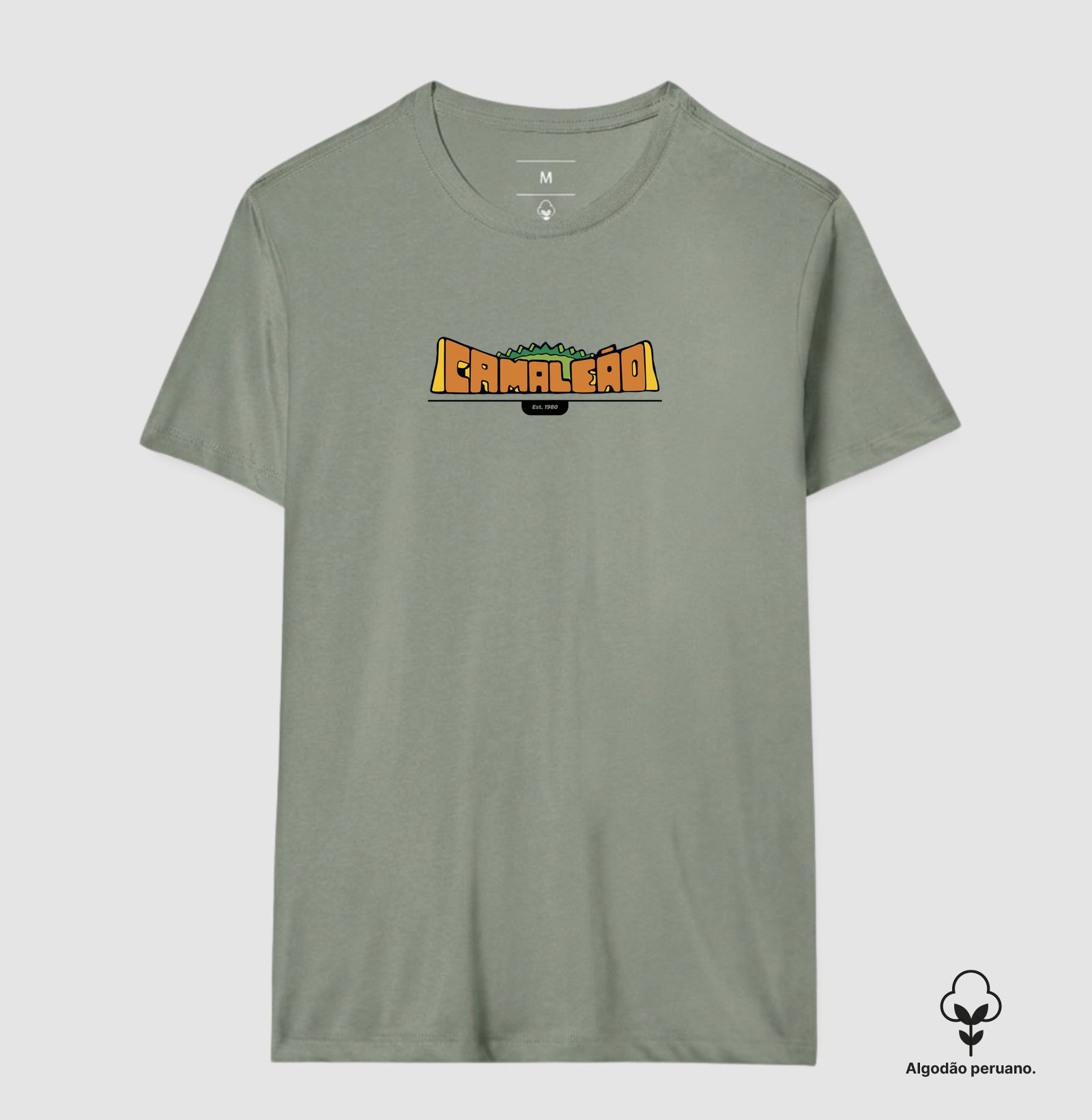 Camiseta Premium Masculina Camaleão - Marca 1980 - Imagem 2