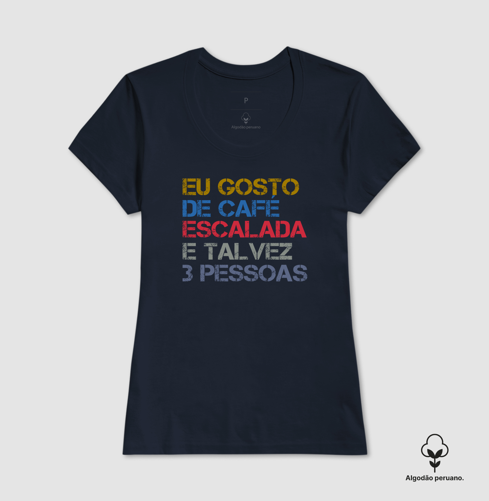 Camiseta Falésia & Magnésio | Café, Escalada & Pouca Gente - Imagem 8