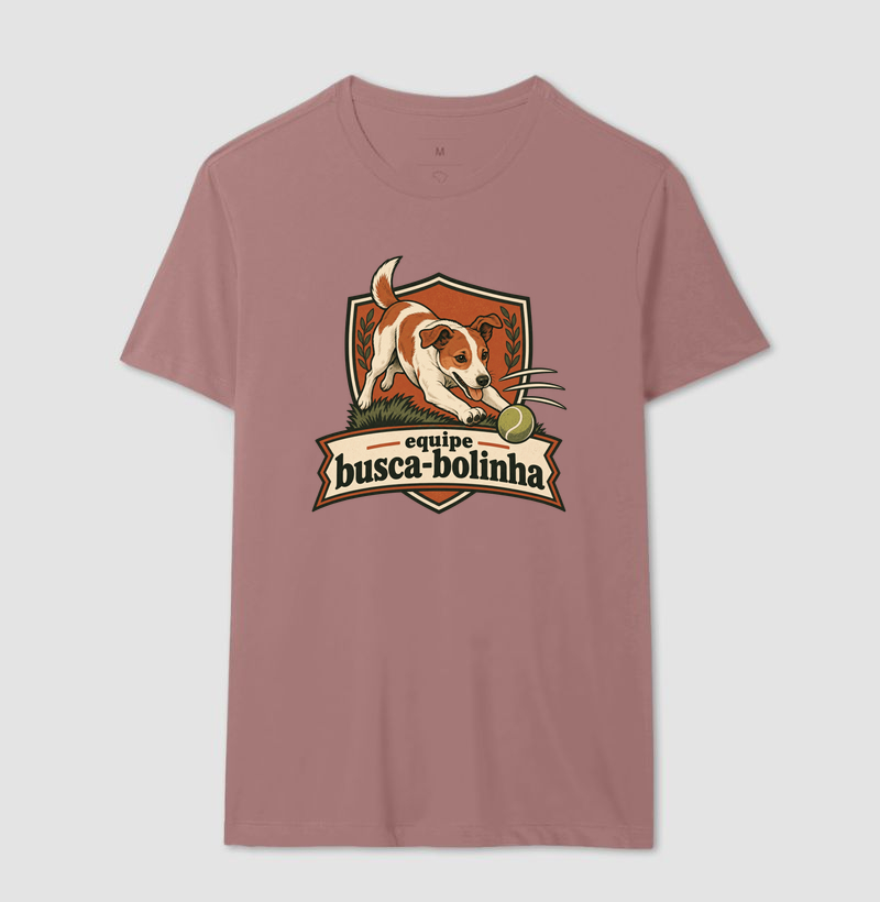 Camiseta Cachorro Bolinha "equipe busca-bolinha" | Pelo & Pano - Imagem 16