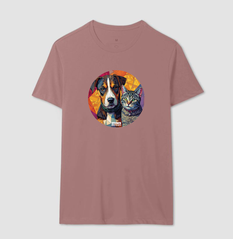 Cachorro e gato mosaico em círculo - Imagem 17