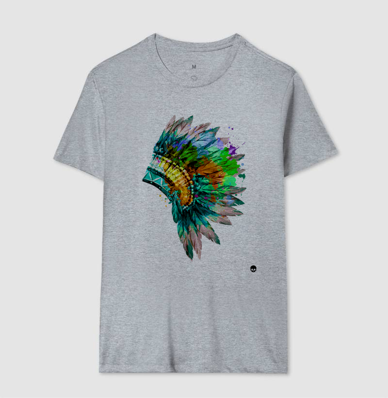 Camiseta Umbanda Cocar Caboclo - Imagem 8