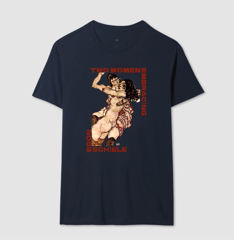 Duas mulheres se abraçando (1915) - Egon Schiele - Imagem 6