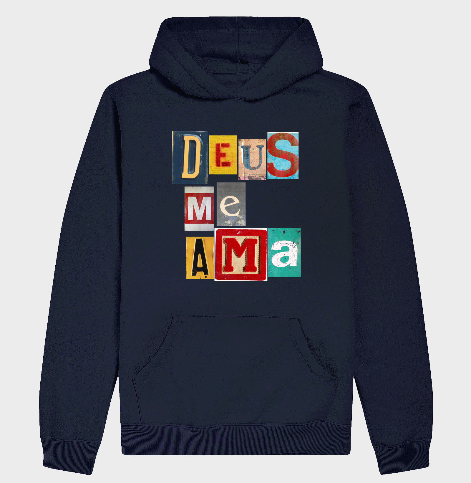 Hoodie Moletom Cristão Deus Me Ama - Imagem 4